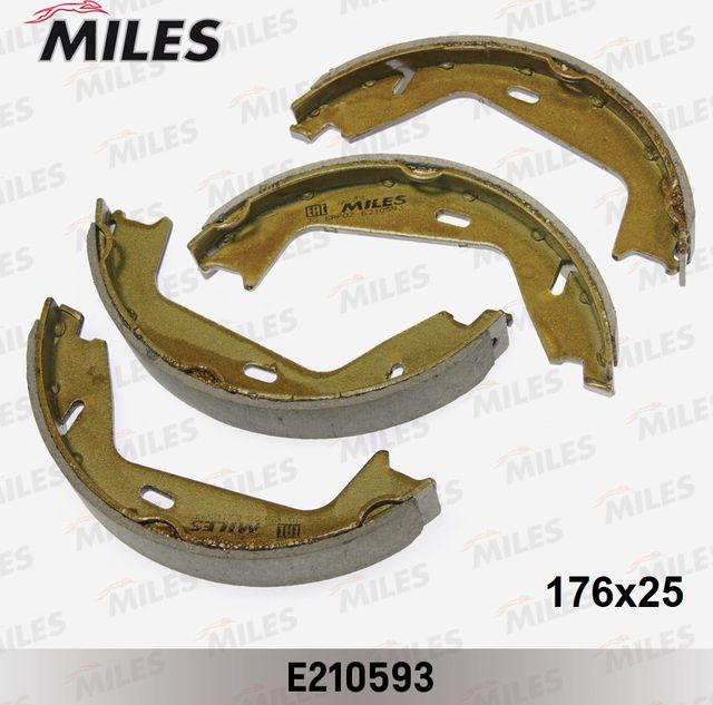 Тормозные колодки (стояночная тормозная система) Miles. Артикул E210593