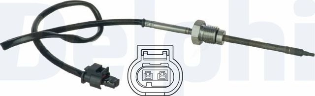 Датчик температуры выхлопных газов Delphi. Артикул TS30057