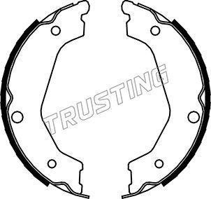 Тормозные колодки (стояночная тормозная система) Trusting. Артикул 049.162