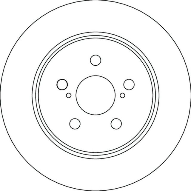 Тормозной диск TRW задний для Toyota Yaris XP210 2020-2026. Артикул DF6828
