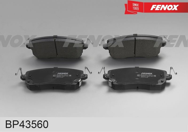 Тормозные колодки Fenox для Haval Jolion I 2021-2026. Артикул BP43560