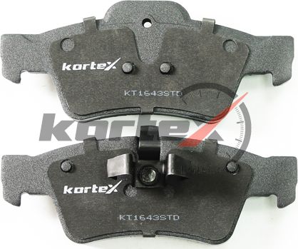 Колодки торм. задн. к-т (Kortex). Артикул KT1643STD