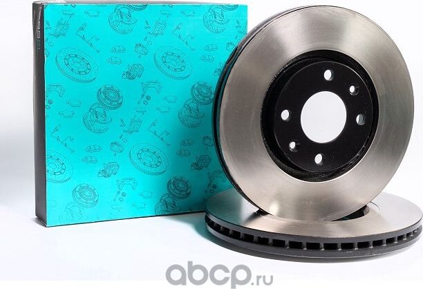 Диск тормозной передний (окрашенный) (Absel). Артикул CT422002