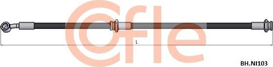 Тормозной шланг Cofle. Артикул 92.BH.NI103