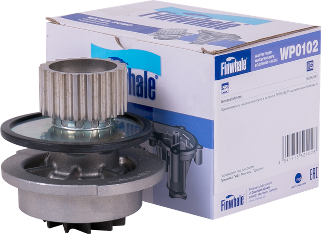 Помпа (водяной насос) Finwhale для Daewoo Lanos 1997-2008. Артикул WP0102