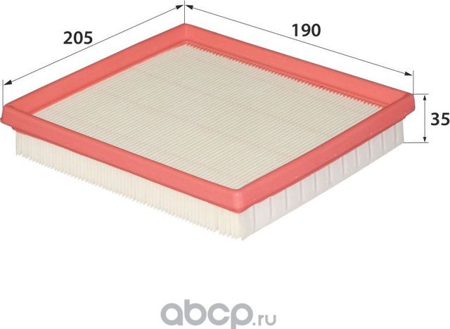 A-341E 04E129620 (фильтр воздушный) (RB-Exide). Артикул A341E