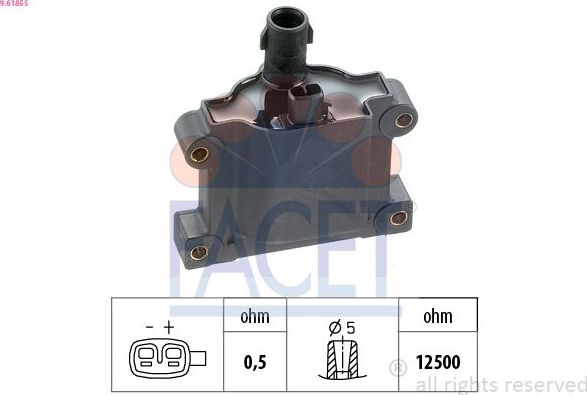 Катушка зажигания Facet Made in Italy - OE Equivalent для Toyota RAV4 I (XA10) 1994-2000. Артикул 9.6185S