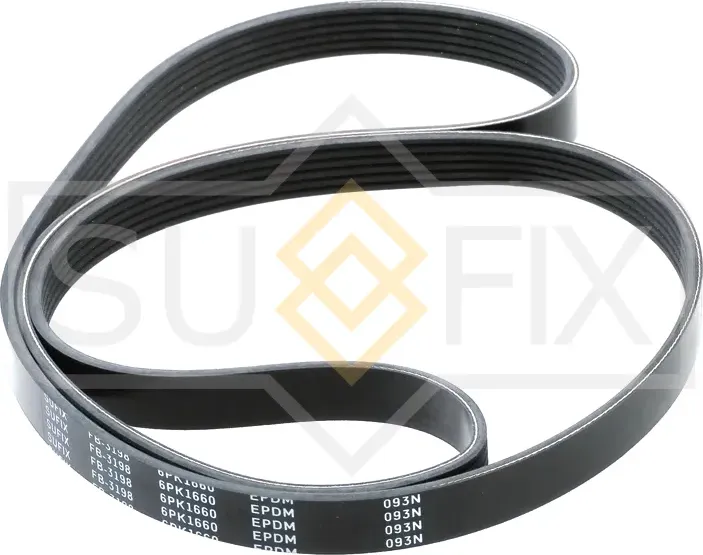 Ремень поликлиновый 6PK1660 (Sufix). Артикул FB-3198