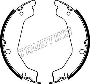 Тормозные колодки (стояночная тормозная система) Trusting. Артикул 046.219