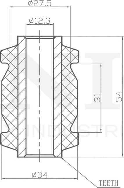 Сайлентблок рычага подвески (Unio). Артикул RMP-20156