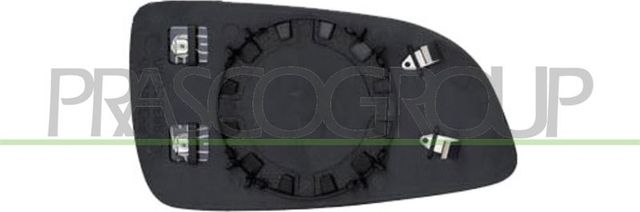 Зеркальное стекло бокового зеркала Prasco левое для Opel Astra H 2004-2006. Артикул OP4107504