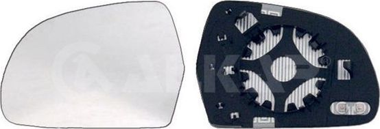 Зеркальное стекло бокового зеркала Alkar правое для Audi A4 IV (B8) 2007-2009. Артикул 6432795