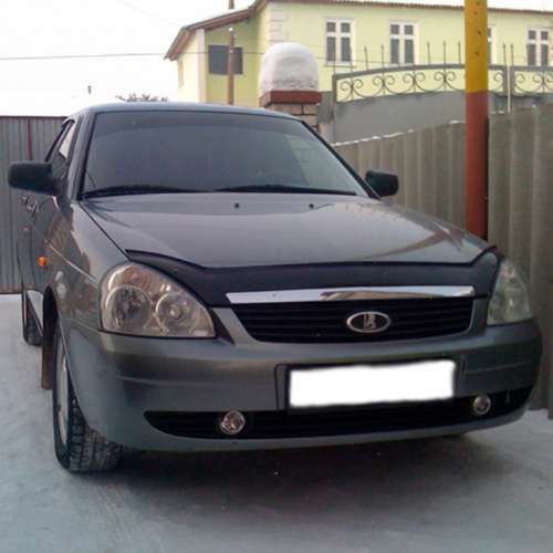 Дефлектор Vip-Tuning для капота Lada Priora 2004-2013. Артикул VZ01