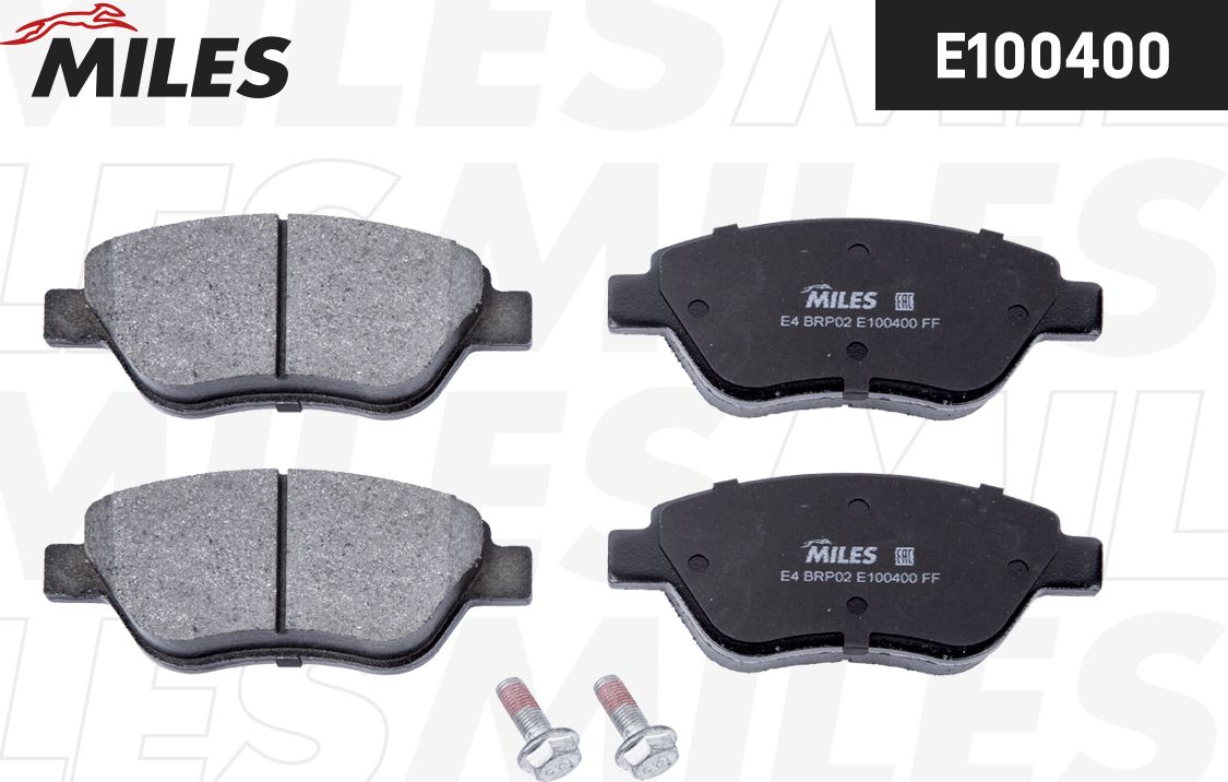 Тормозные колодки Miles (Semi-Metallic). Артикул E100400