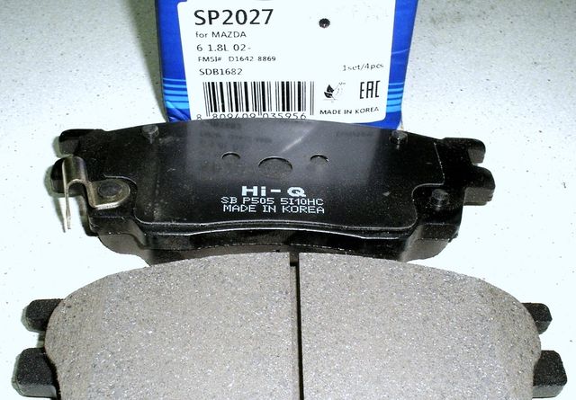 Тормозные колодки Sangsin Hi-Q. Артикул SP2027