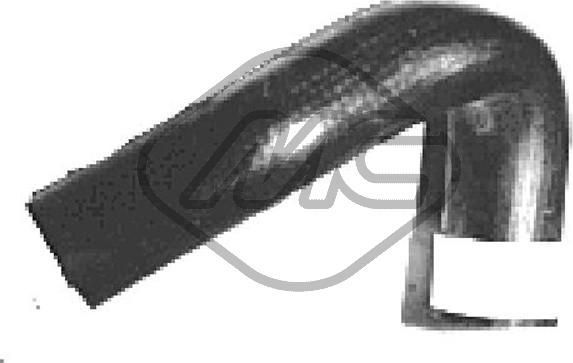 Патрубок системы охлаждения (радиатора) Metalcaucho. Артикул 07929