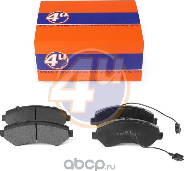 КОЛОДКИ ПЕР CITROEN BOXER BUS (244, Z_) BOXER VAN (244) JUMPER I VAN (244) JUMPE (4U). Артикул 4UBP0091