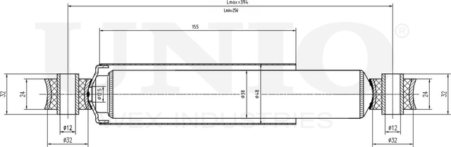 Амортизатор подвески (Unio). Артикул SAB-20029