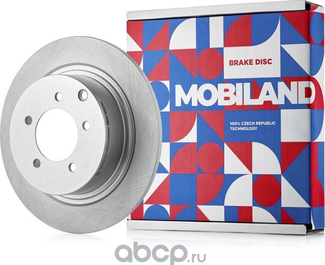 Диск тормозной задний невентилируемый D302мм MITSUBISHI ASX (GA_W_) (Mobiland). Артикул 416209270