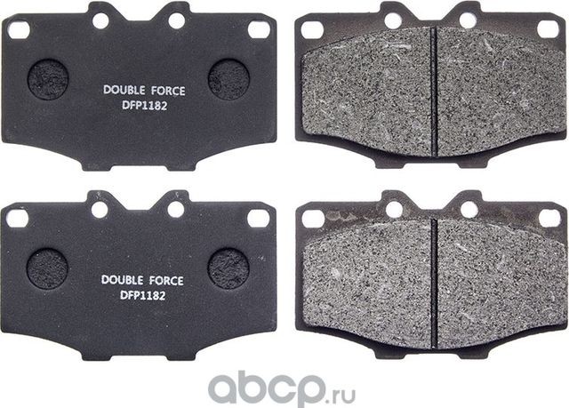 Колодки тормозные дисковые (Double Force) Double Force. Артикул DFP1182