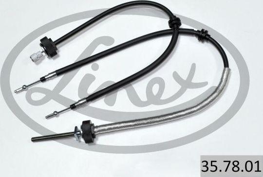 Трос ручника (тросик ручного тормоза) Linex. Артикул 35.78.01
