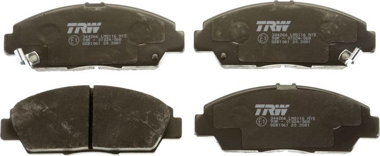 Тормозные колодки TRW COTEC. Артикул GDB1061