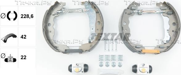 Тормозные колодки Textar (алюминий) задние для Renault ZOE I 2012-2026. Артикул 84069300