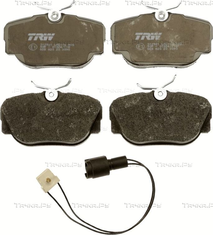 Тормозные колодки TRW COTEC. Артикул GDB820