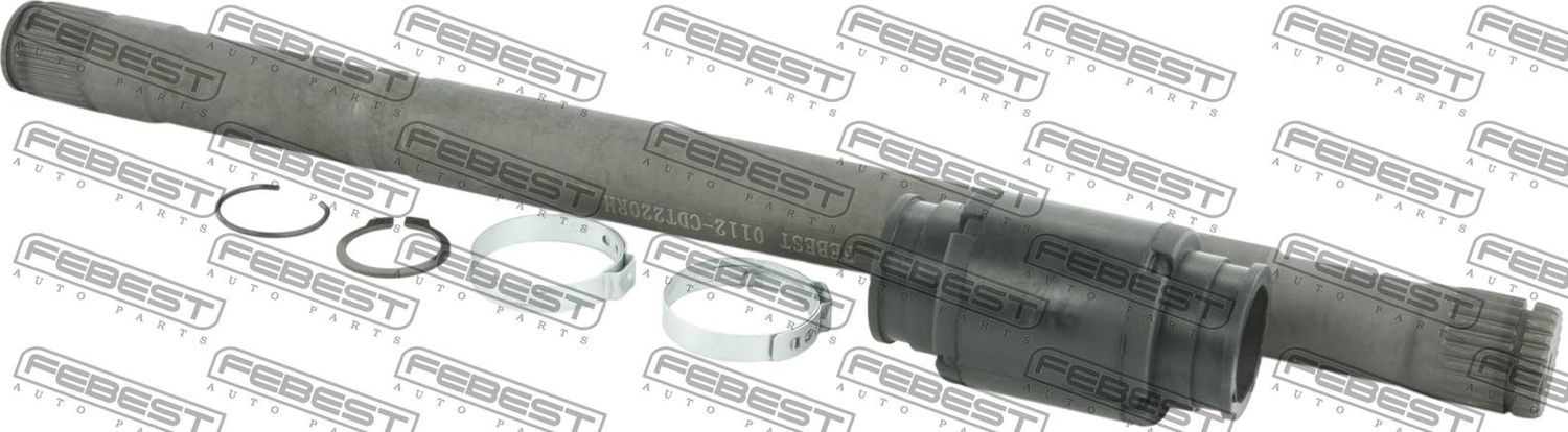Полуось (привод в сборе, приводной вал) Febest. Артикул 0112-CDT220RH