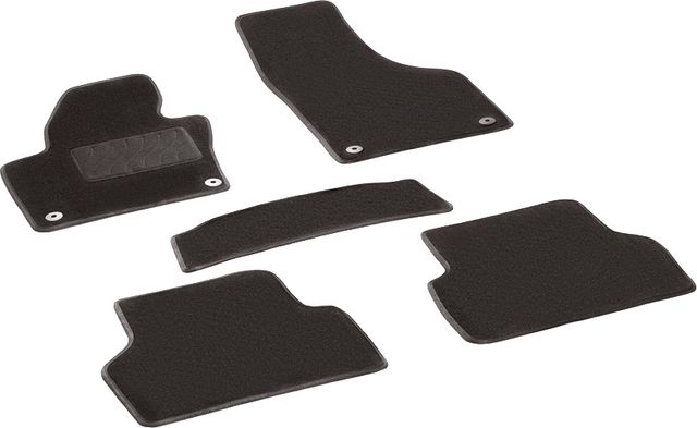 Коврики текстильные Seintex (LUX) на резиновой основе для салона Audi Q3 2011-2018. Артикул 89631