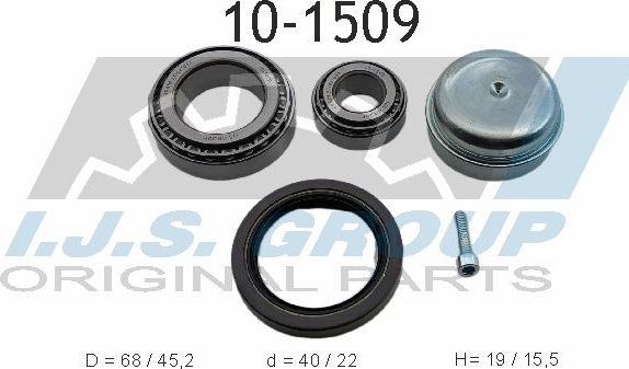 Ступичный подшипник (комплект) IJS Group. Артикул 10-1509