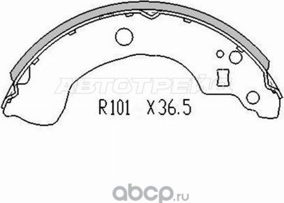 Колодки тормозные задние NISSAN ALMERA II N16E (SAT). Артикул ST440608M126