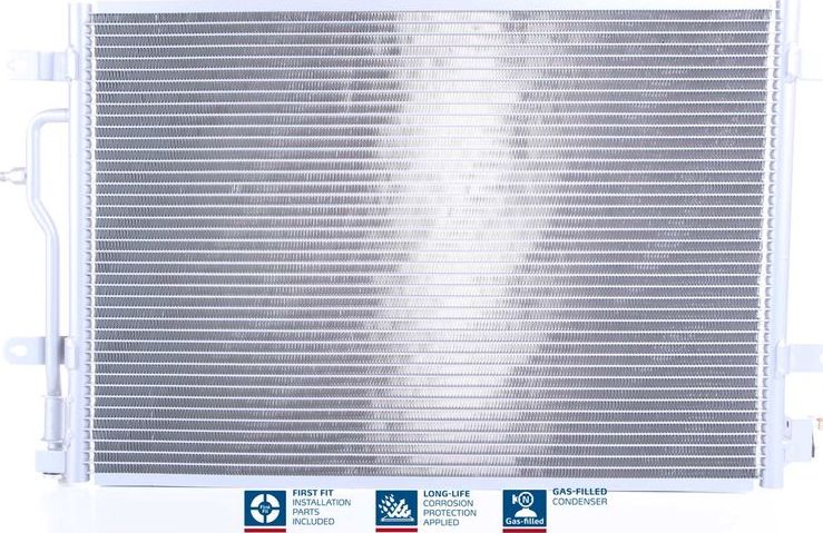 Радиатор кондиционера (конденсатор) Nissens (алюминий). Артикул 94665