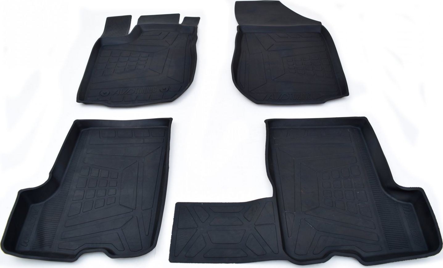 Коврики резиновые Avtodriver AVDTuning для салона Renault Sandero II 2013-2026. Артикул ADRPLR284