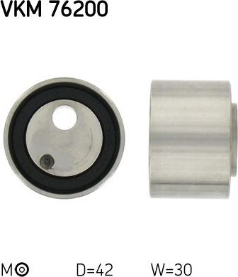 Натяжной ролик (натяжитель) ремня ГРМ SKF. Артикул VKM 76200