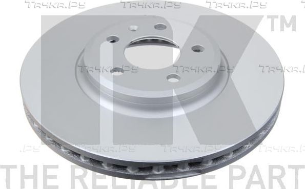 Тормозной диск NK передний для Audi A4 allroad IV (B8) 2009-2011. Артикул 3147127