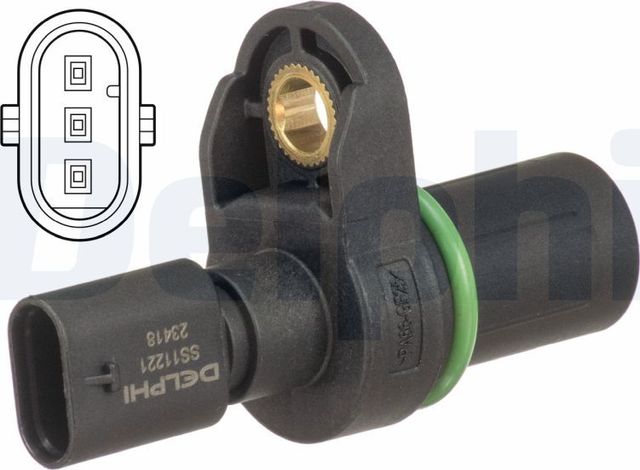 Датчик положения распредвала Delphi для MINI Cabrio II (R57) 2009-2015. Артикул SS11221