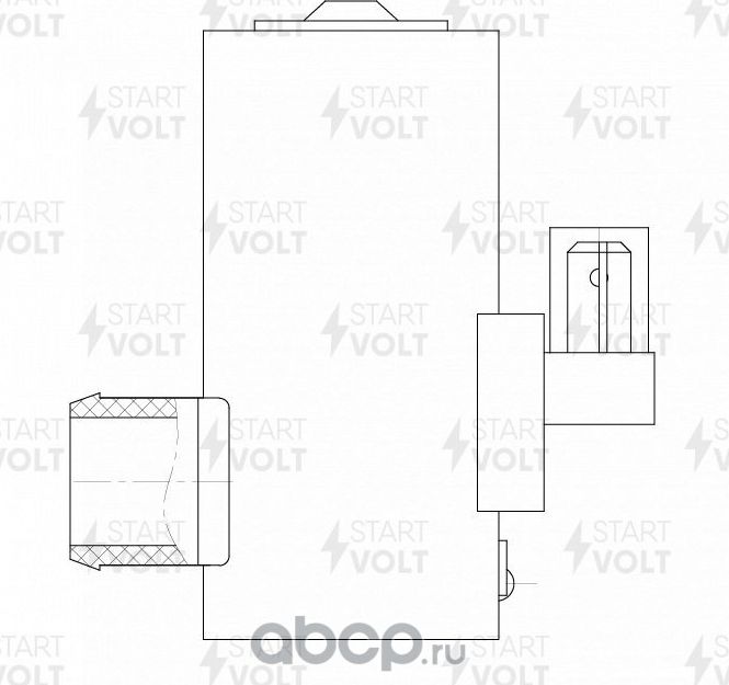 Насос омывателя лобового стекла StartVOLT. Артикул SWP 1104