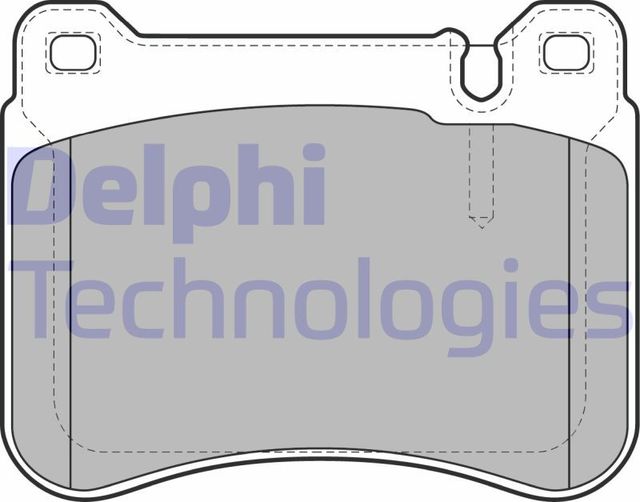 Тормозные колодки Delphi (Low-Metallic). Артикул LP1979