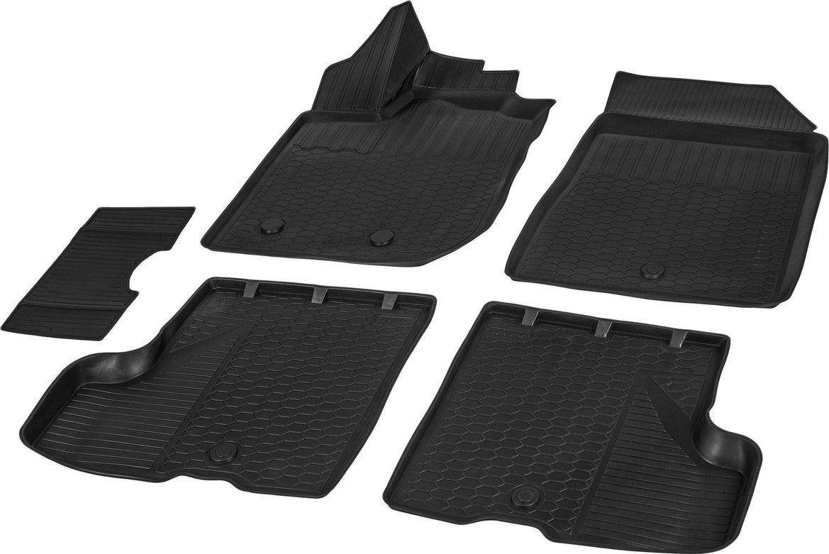 Коврики Rival для салона Lada Xray хэтчбек, Cross хэтчбек (без вещевого ящика) 2015-2026. Артикул 16007004