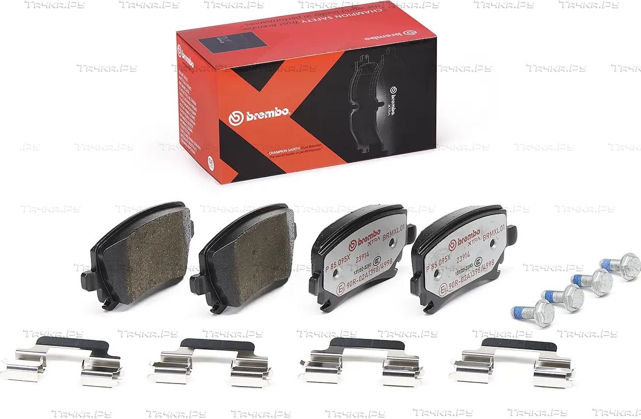 Тормозные колодки Brembo XTRA LINE задние для SEAT Leon III 2012-2026. Артикул P 85 095X