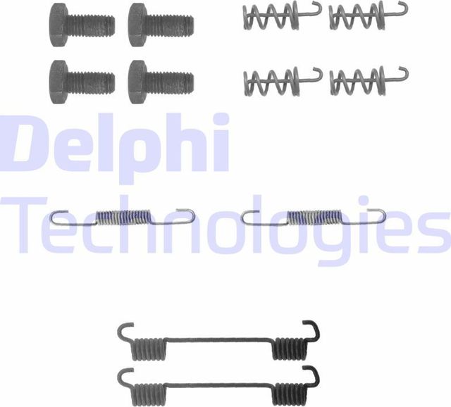 ЗАЖИМ ТОРМОЗНЫХ КОЛОДОК Delphi. Артикул LY1104