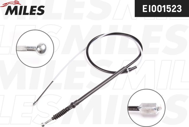 Трос ручника (тросик ручного тормоза) Miles задний правый/левый для Volkswagen Jetta VI 2010-2014. Артикул EI001523