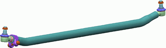 Рулевая тяга поперечная Lemforder для Renault Premium II 2005-2013. Артикул 37229 01