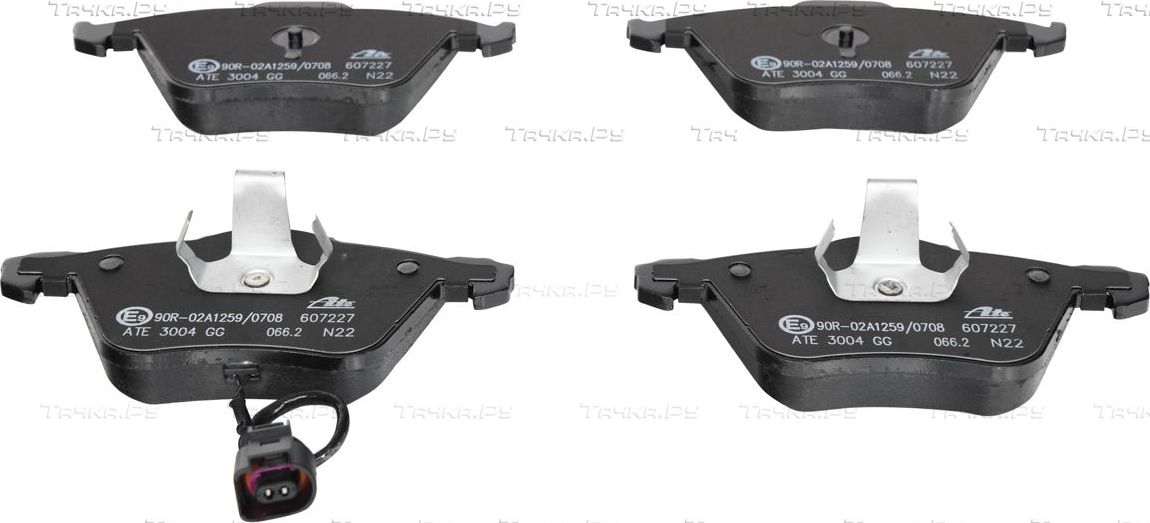 Тормозные колодки ATE передние для Volkswagen Scirocco III 2008-2017. Артикул 13.0460-7227.2