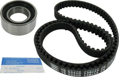 Ремень ГРМ с роликами (комплект) SKF для Lancia Dedra 1989-1999. Артикул VKMA 02410