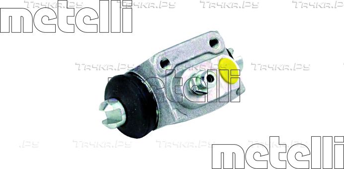 Тормозной цилиндр Metelli (алюминий) задний правый для Hyundai Solaris II 2017-2026. Артикул 04-1007