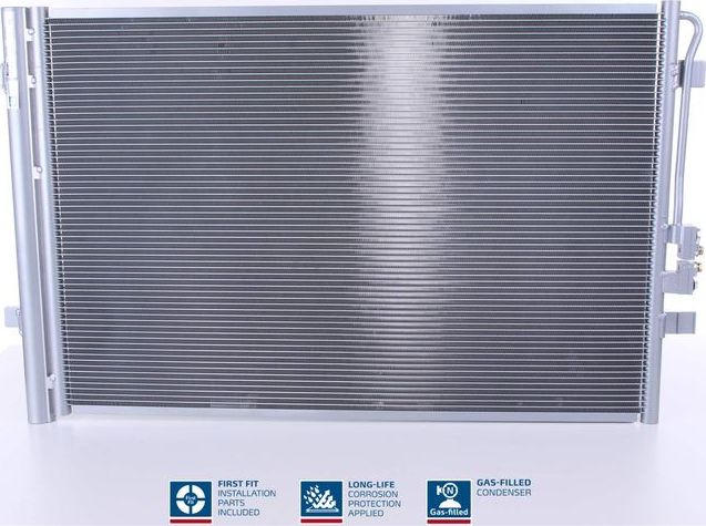 Радиатор кондиционера (конденсатор) Nissens (алюминий) для Volkswagen Teramont I 2017-2026. Артикул 941183