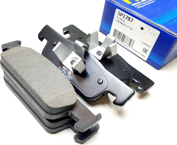 Тормозные колодки Sangsin Hi-Q передние для Renault Logan II 2011-2026. Артикул SP1787