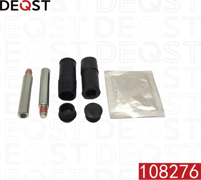 Комплект направляющих тормозного суппорта переднего (направляющая 66mm  суппорт ATE). AUDI A8 05-10  (Deqst). Артикул 108276